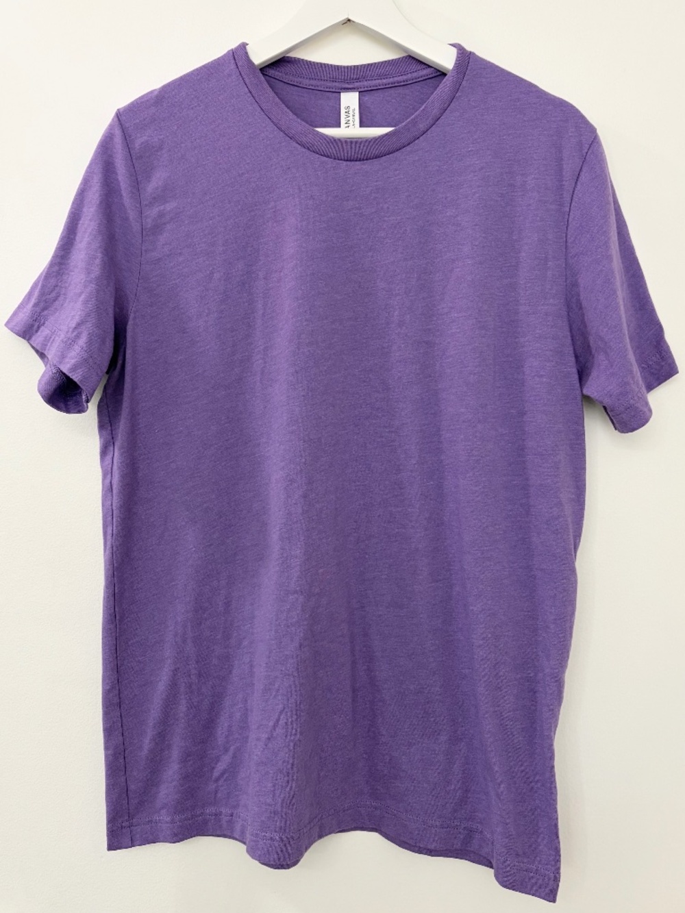 Bella + Canvas Purple Short Sleeve T-shirt Purple